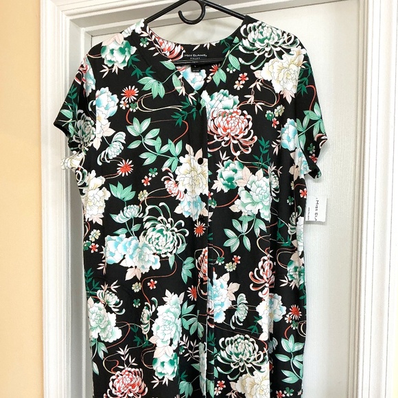 Short Sleeve Button Down Robe, Size Large - Picture 1 of 6